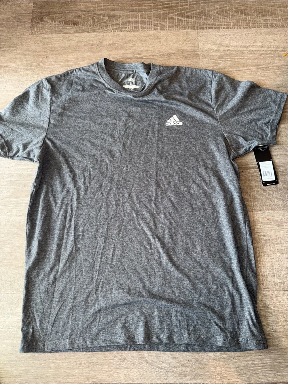 Adidas Men’s Performance Golf Polo Tee Heathered Gray L NWT